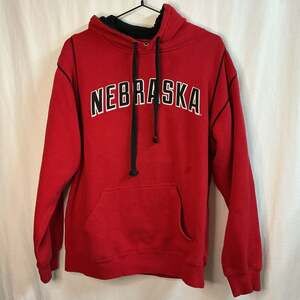 J. America Sportswear vintage University of Nebraska Cornhuskers Red Hoodie